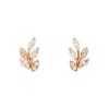 Paire de boucles d'oreilles Tiffany 
Co Victoria en or rose et diamants - 00pp thumbnail