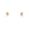 Paire de boucles d'oreilles Tiffany 
Co Victoria en or rose et diamants - 360 thumbnail