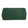 Sac à main Hermès  Haut à Courroies en vache Liégée verte - Detail D1 thumbnail