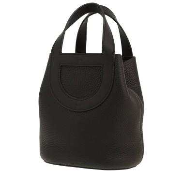 Sac à main Hermès  In-The-Loop en cuir taurillon clémence noir