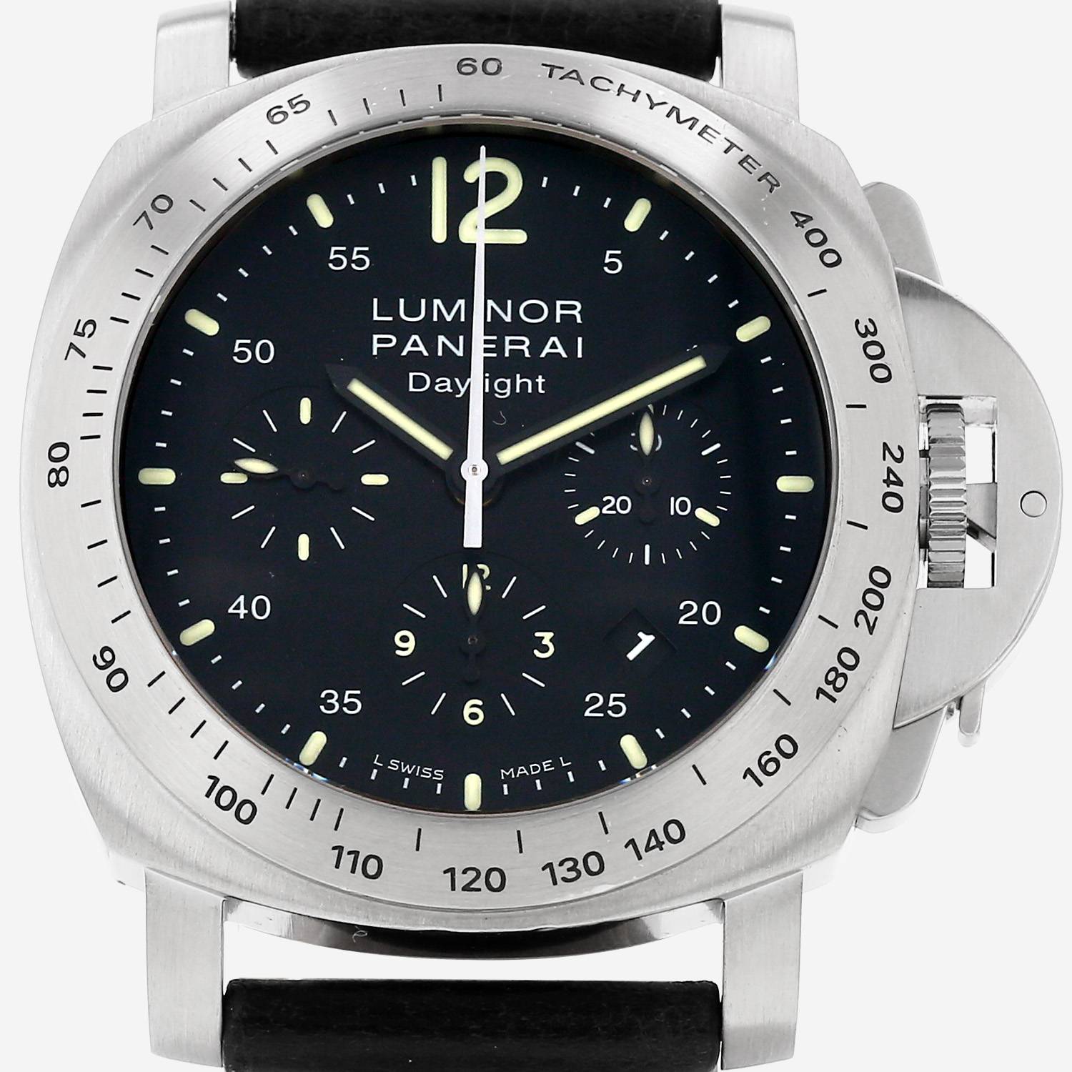 Orologio Panerai Luminor Chronograph in acciaio Ref: Panerai - Op 6769  Circa 2000