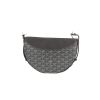 Borsa a tracolla Goyard  Hirondelle in tela Goyardine grigia e pelle grigia - 360 thumbnail