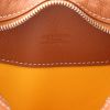 Goyard  Hirondelle shoulder bag  in black Goyard canvas  and brown leather - Detail D2 thumbnail