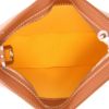 Goyard  Hirondelle shoulder bag  in black Goyard canvas  and brown leather - Detail D3 thumbnail