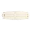 Goyard  Hirondelle shoulder bag  in white Goyard canvas  and white leather - Detail D1 thumbnail