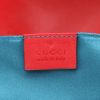 Gucci  GG Marmont shoulder bag  in red velvet - Detail D2 thumbnail