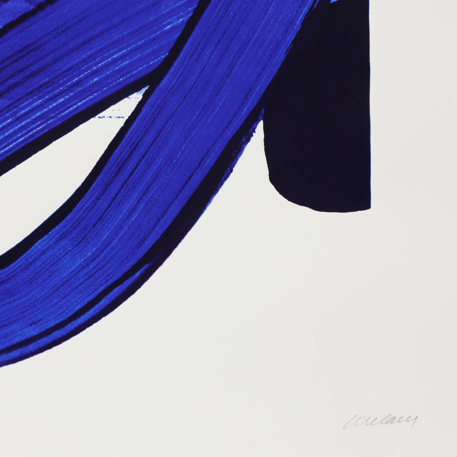 Pierre Soulages (1919-2022), Sérigraphie n°18 - 1988 - Detail D4
