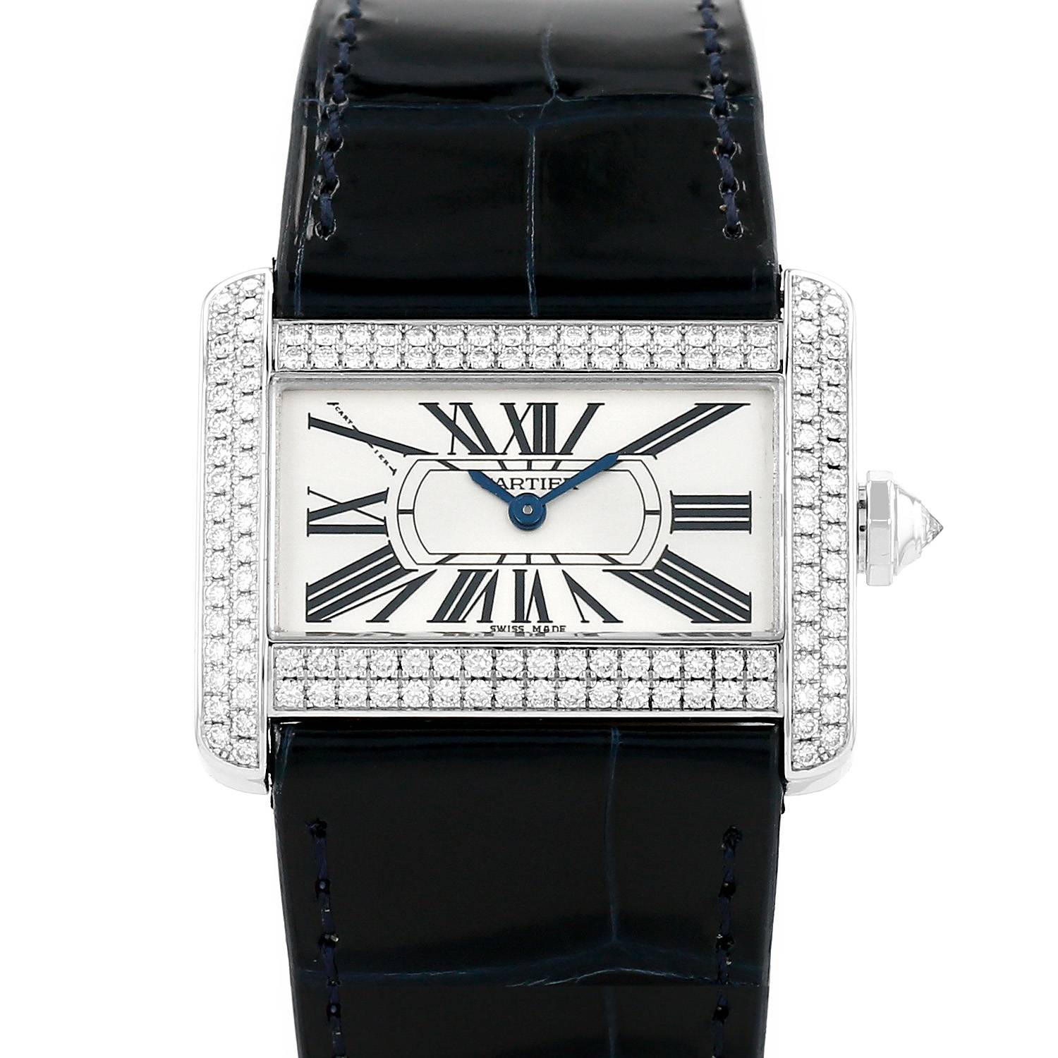Cartier Tank Divan  in white gold Ref: Cartier - 2613  Circa 2000