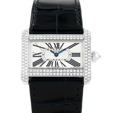 Cartier Tank Divan  in white gold Ref: Cartier - 2613  Circa 2000
