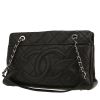Sac shopping Chanel  Shopping GST en cuir grainé matelassé noir - 00pp thumbnail