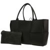 Bolso Cabás Bottega Veneta  Arco en cuero intrecciato negro - 00pp thumbnail