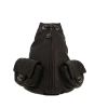 Sac à dos Chanel   en cuir et cuir matelassé noir - 360 thumbnail
