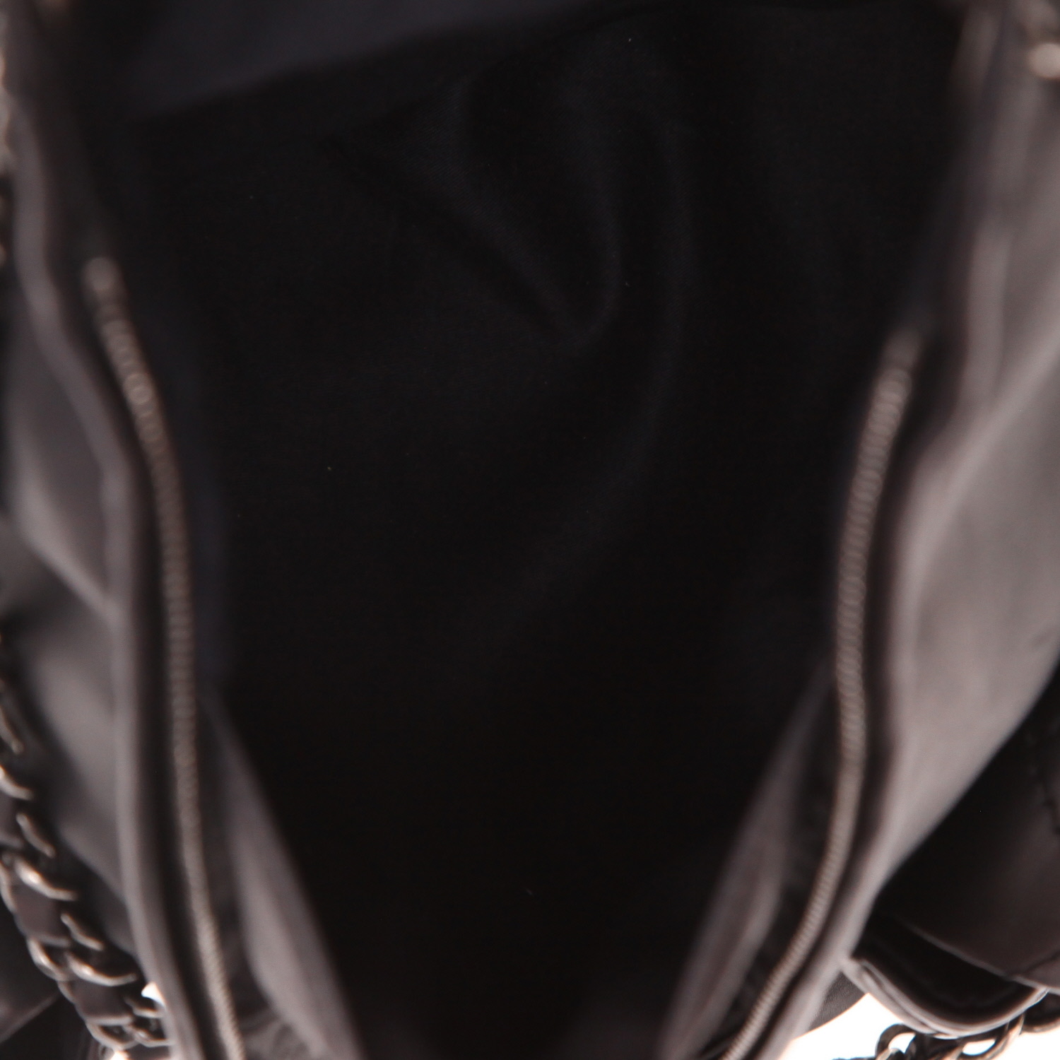 Zaino Chanel   in pelle e pelle trapuntata nera - Detail D3