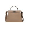 Fendi  Peekaboo handbag  in taupe leather - 360 thumbnail