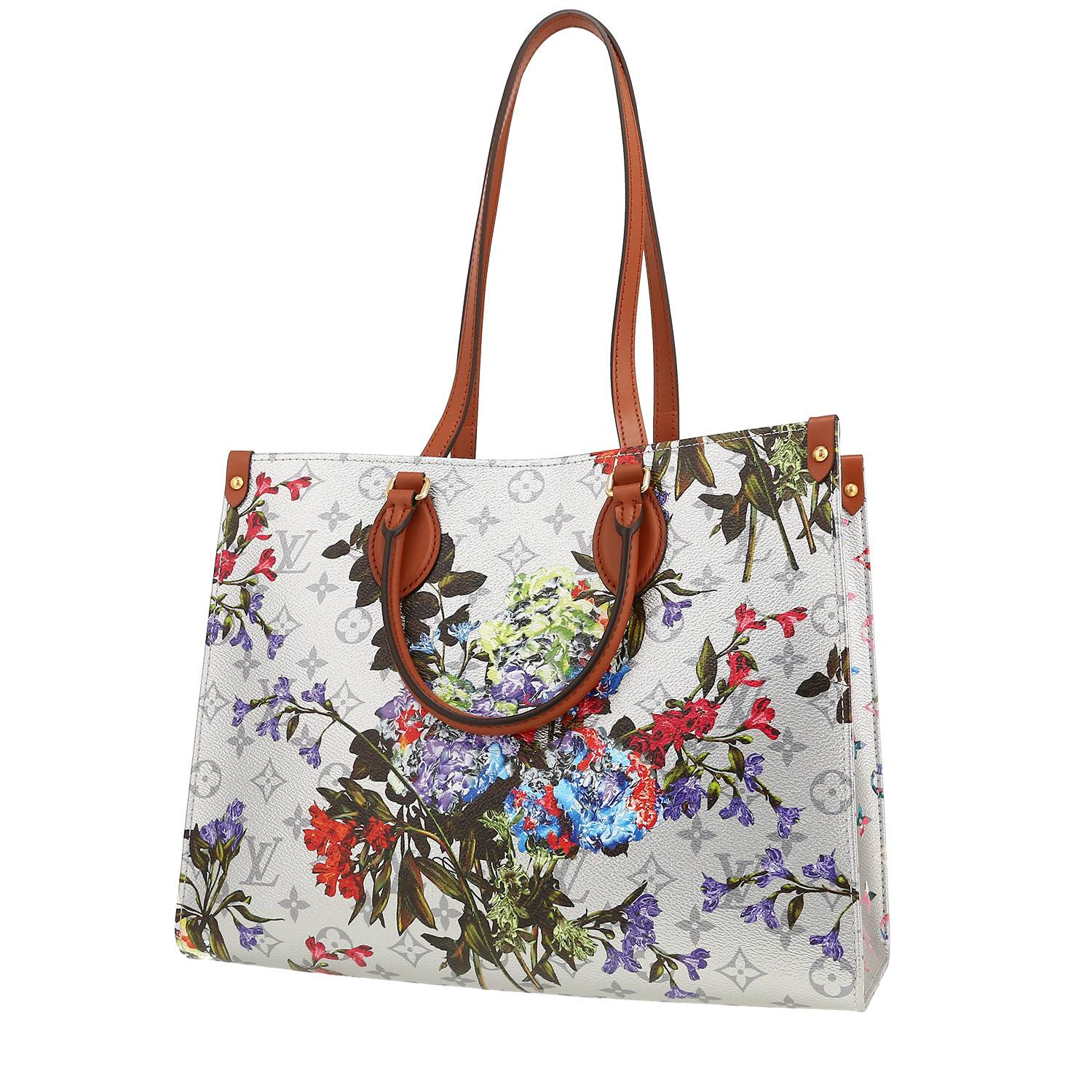 Sac Cabas Louis Vuitton OnTheGo Monogram Gris Occasion Sac Cabas Louis Vuitton OnTheGo Monogram Gris Occasion