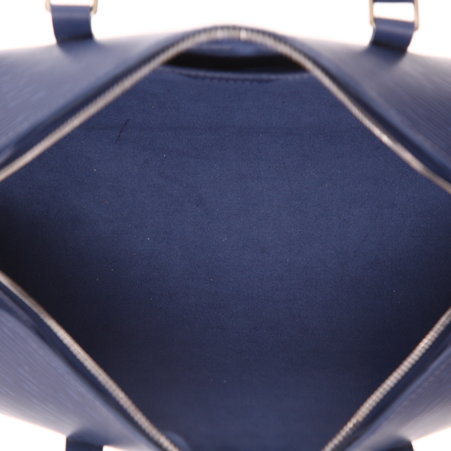 Sac à main Louis Vuitton  Papillon en cuir épi bleu - Detail D3