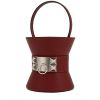 Hermès  Médor handbag  in red H epsom leather - 00pp thumbnail