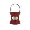 Hermès  Médor handbag  in red H epsom leather - 360 thumbnail
