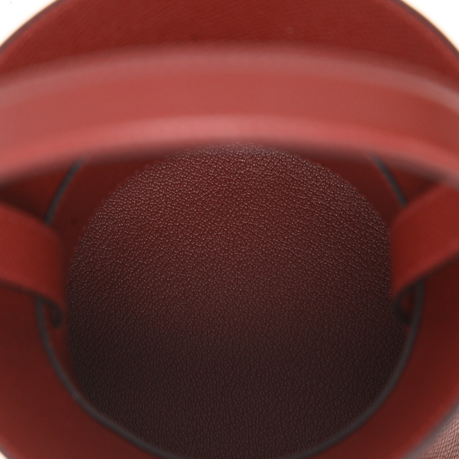 Borsa Hermès  Médor in pelle Epsom rosso H - Detail D3