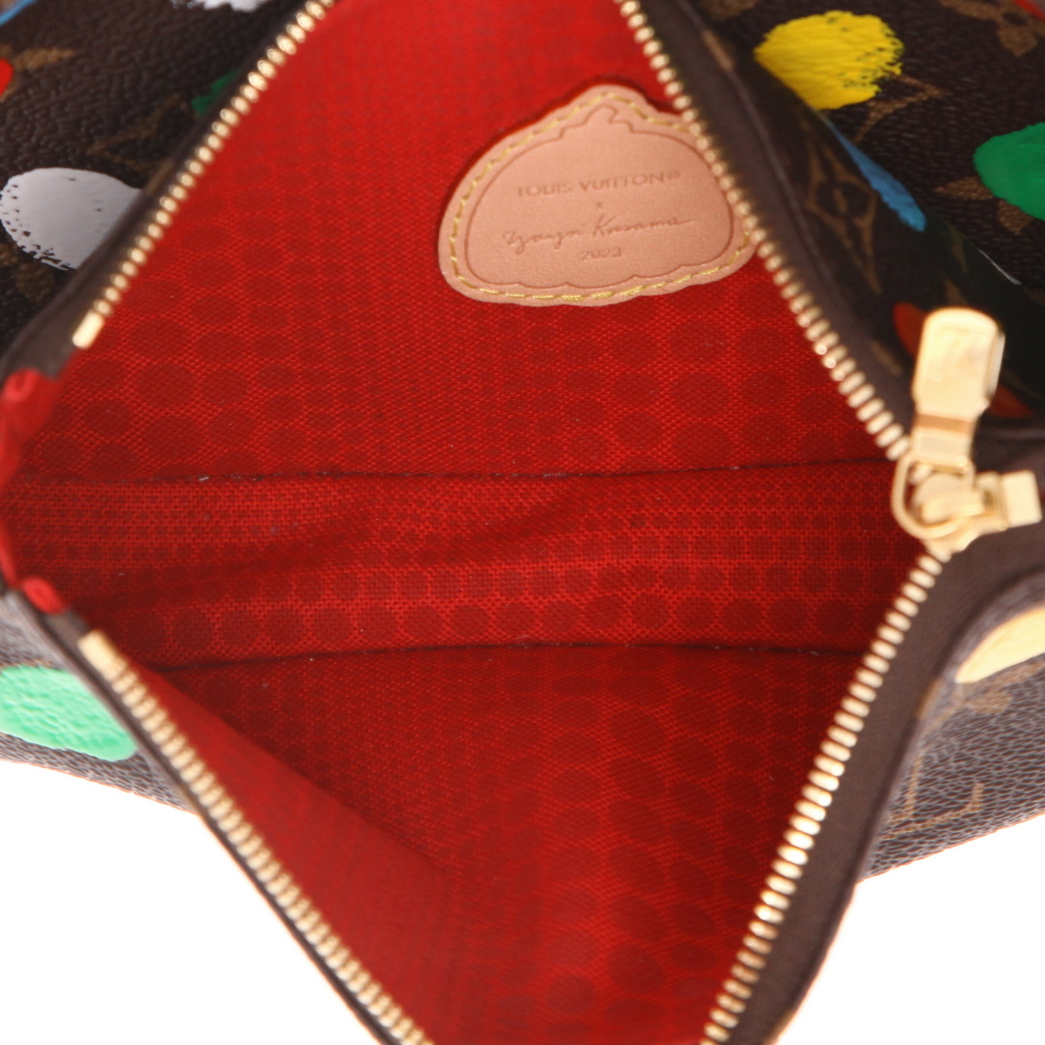 Borsa/pochette Louis Vuitton  Multi-Pochette Accessoires in tela monogram marrone - Detail D4