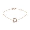 Fred Success bracelet in pink gold and diamonds - 00pp thumbnail
