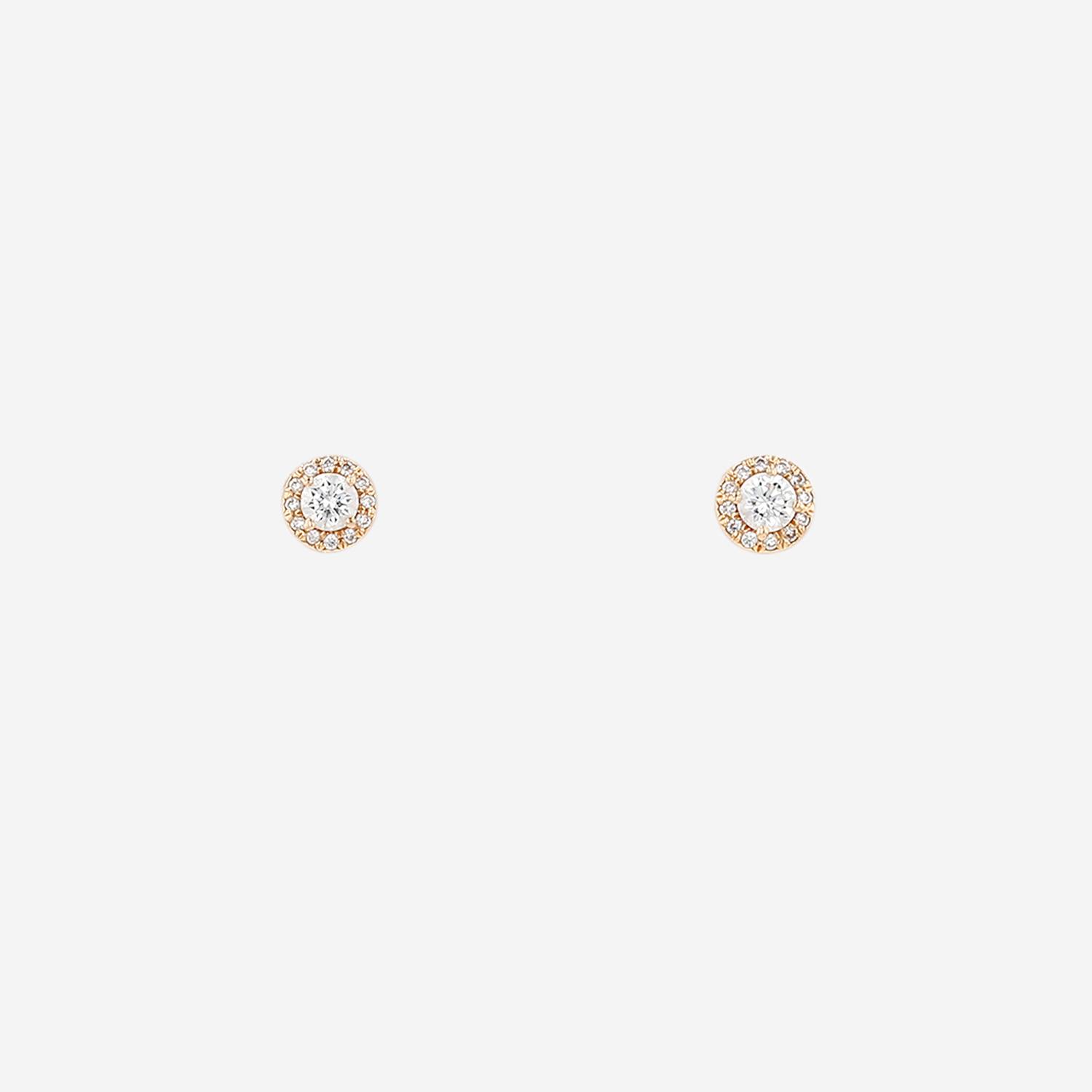 Pendientes Tiffany & Co Soleste de oro rosa y diamantes