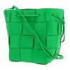 Sac à main Bottega Veneta   en cuir intrecciato vert - 00pp thumbnail