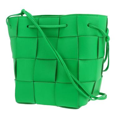 Sac à main Bottega Veneta   en cuir intrecciato vert