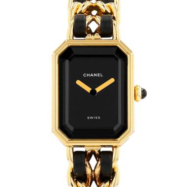 Orologio Chanel Première taglia L  in oro placcato Circa 1990