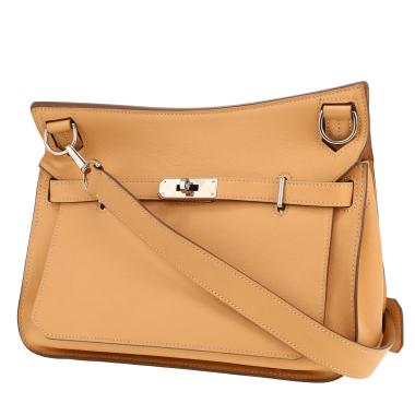 Hermès  Jypsiere 28 cm shoulder bag  in beige Swift leather