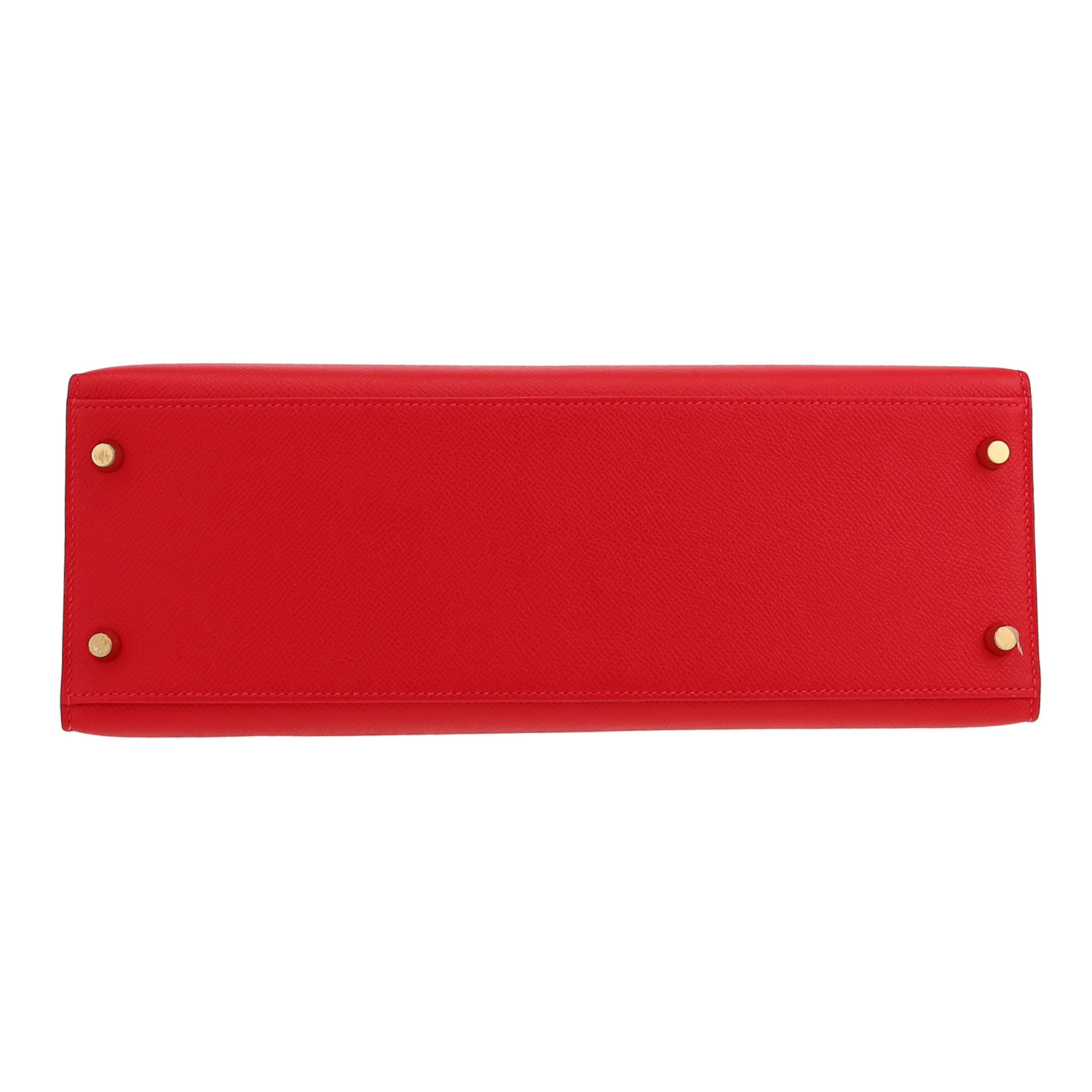 Sac à main Hermès  Kelly 32 cm en cuir epsom rouge Casaque - Detail D1