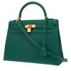 Sac à main Hermès  Kelly 32 cm en cuir epsom vert-malachite - 00pp thumbnail