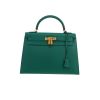 Sac à main Hermès  Kelly 32 cm en cuir epsom vert-malachite - 360 thumbnail