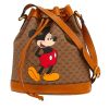 Sac bandoulière Gucci   en toile siglée beige et cuir marron - 00pp thumbnail