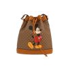Sac bandoulière Gucci   en toile siglée beige et cuir marron - 360 thumbnail