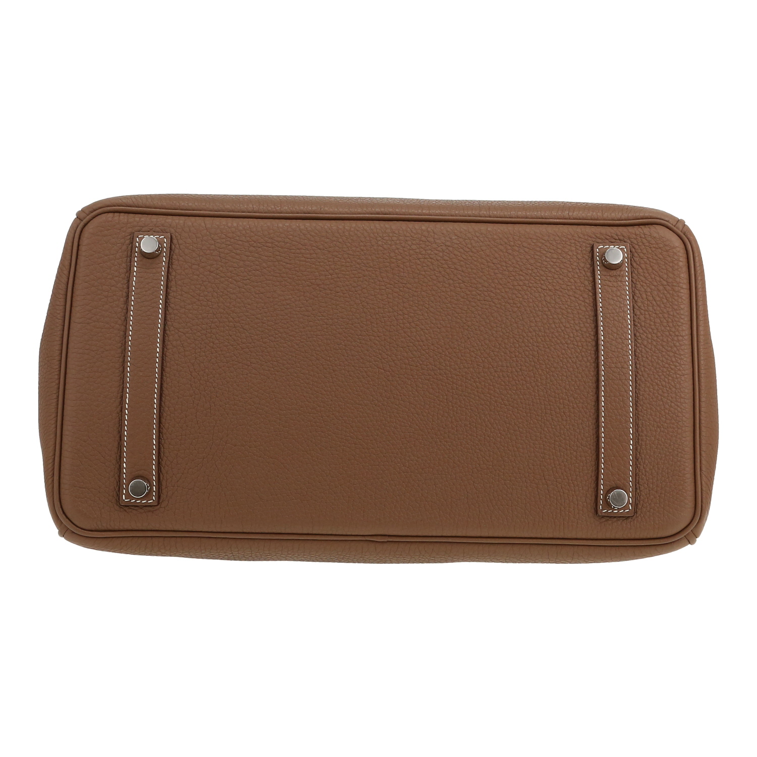 Borsa Hermès  Birkin 35 cm in pelle togo etoupe - Detail D1