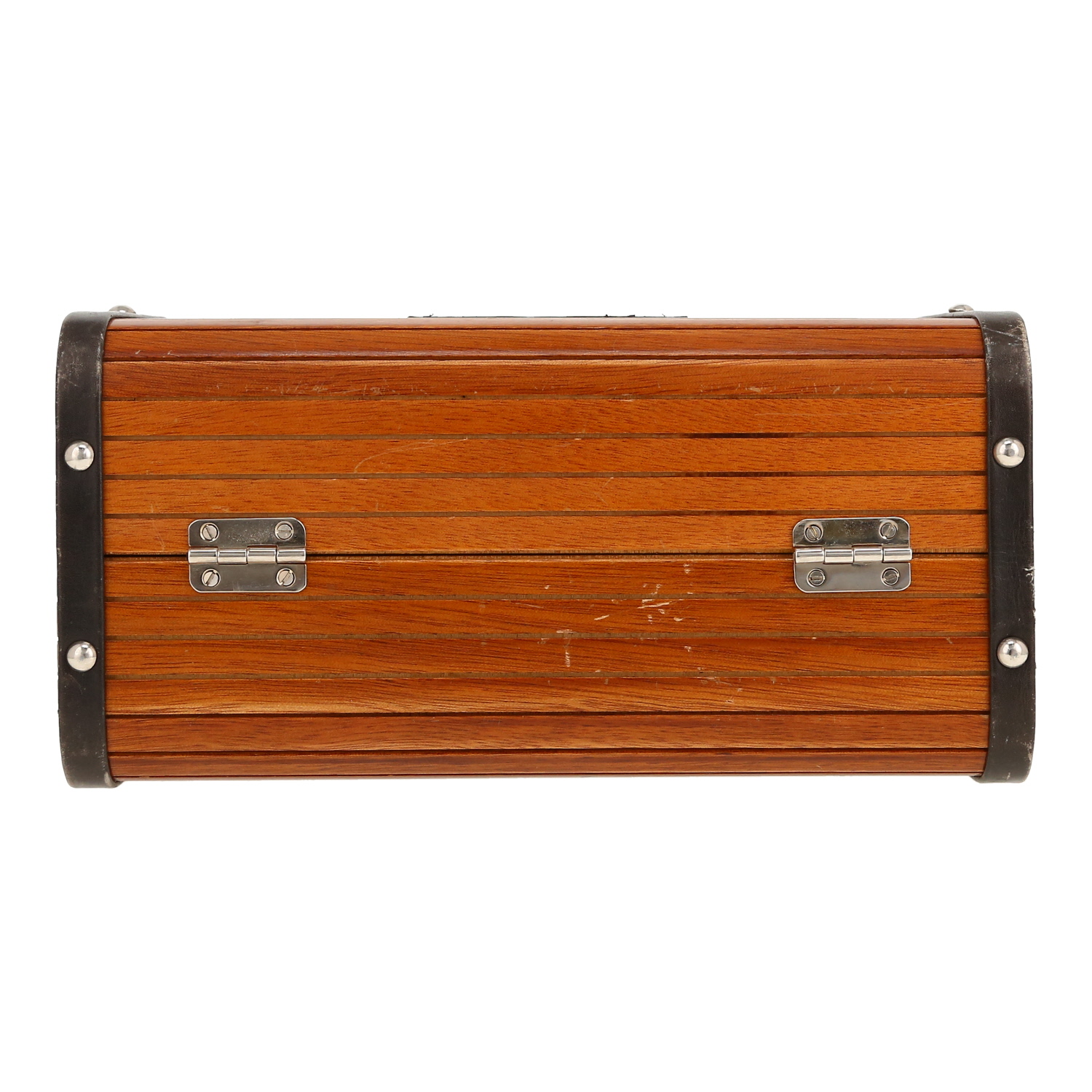 Vanity Chanel  en bois et cuir noir - Detail D1