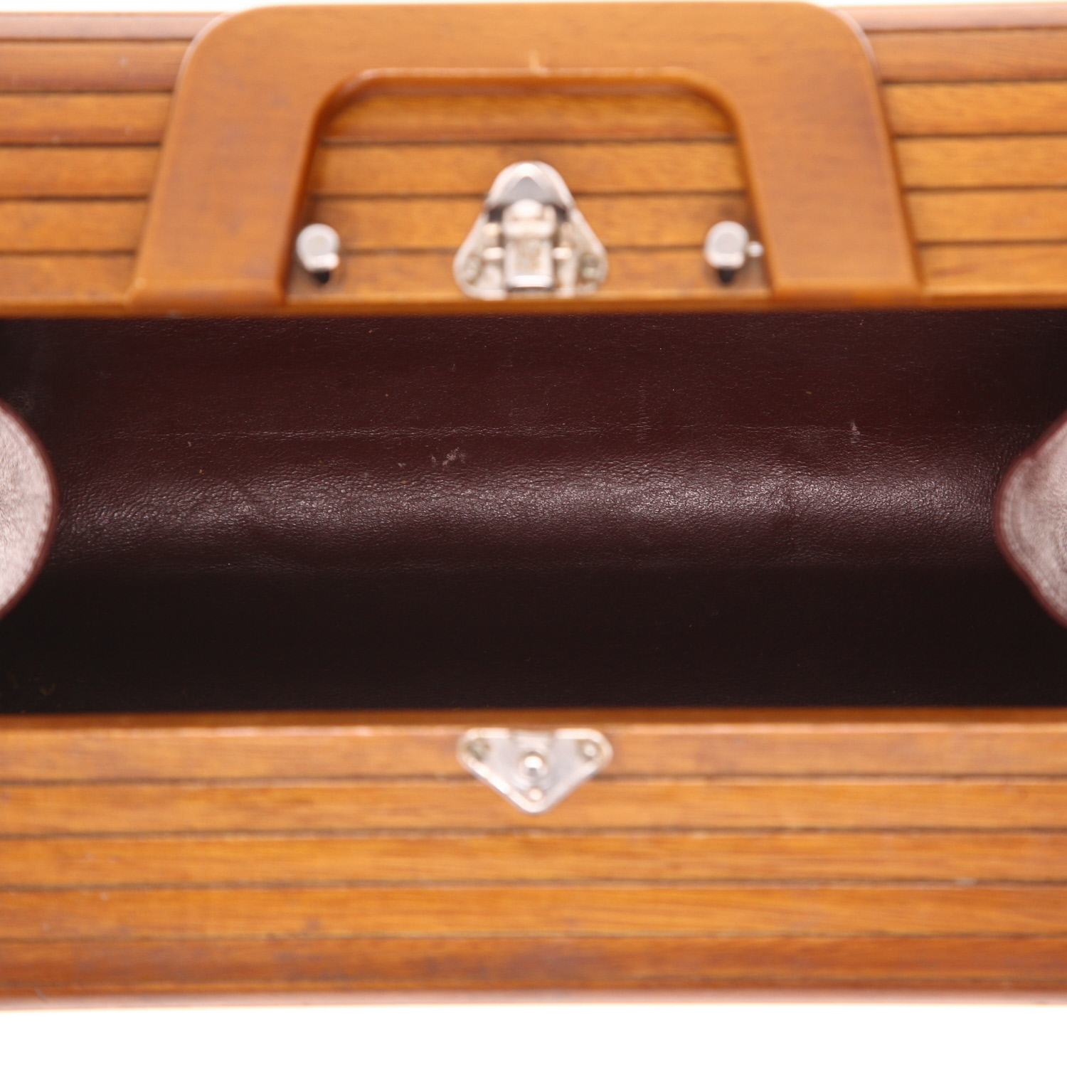 Vanity Chanel  en bois et cuir noir - Detail D3