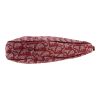 Dior  Pochette Saddle handbag  in burgundy monogram canvas Oblique  and burgundy leather - Detail D1 thumbnail