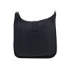 Sac bandoulière Hermès  Evelyne III en cuir togo bleu-marine - 360 thumbnail
