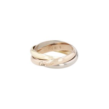 Bague Cartier Trinity moyen modèle en 3 ors, taille 62