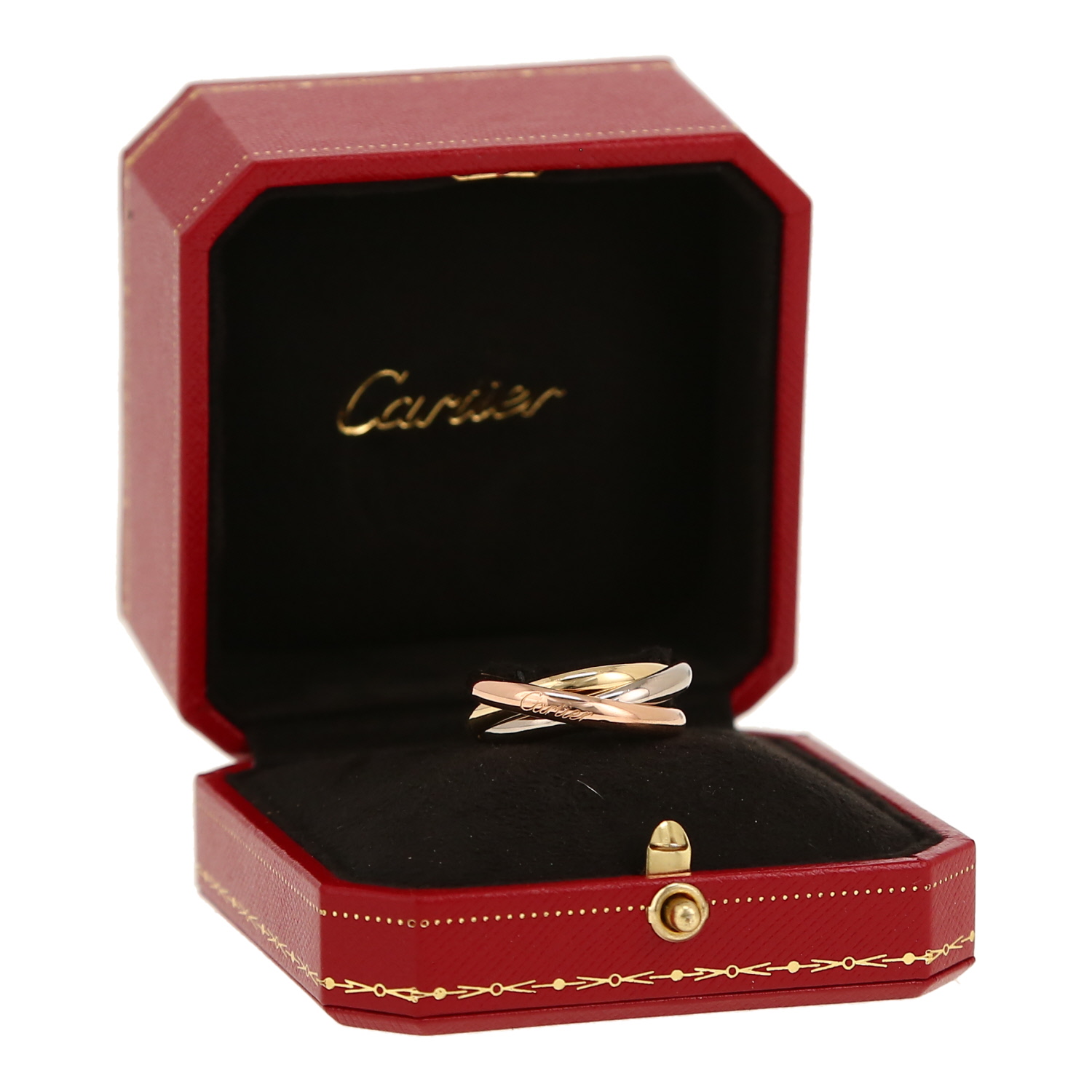 Anello Cartier Trinity modello medio in 3 ori - Detail D2
