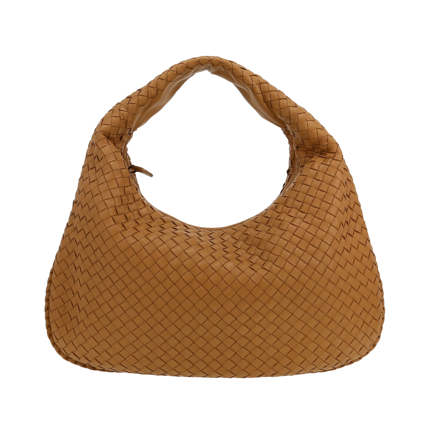 Bolso de mano Bottega Veneta  Veneta en cuero intrecciato marrón - Detail D4