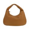 Borsa Bottega Veneta  Veneta in pelle intrecciata marrone - Detail D4 thumbnail