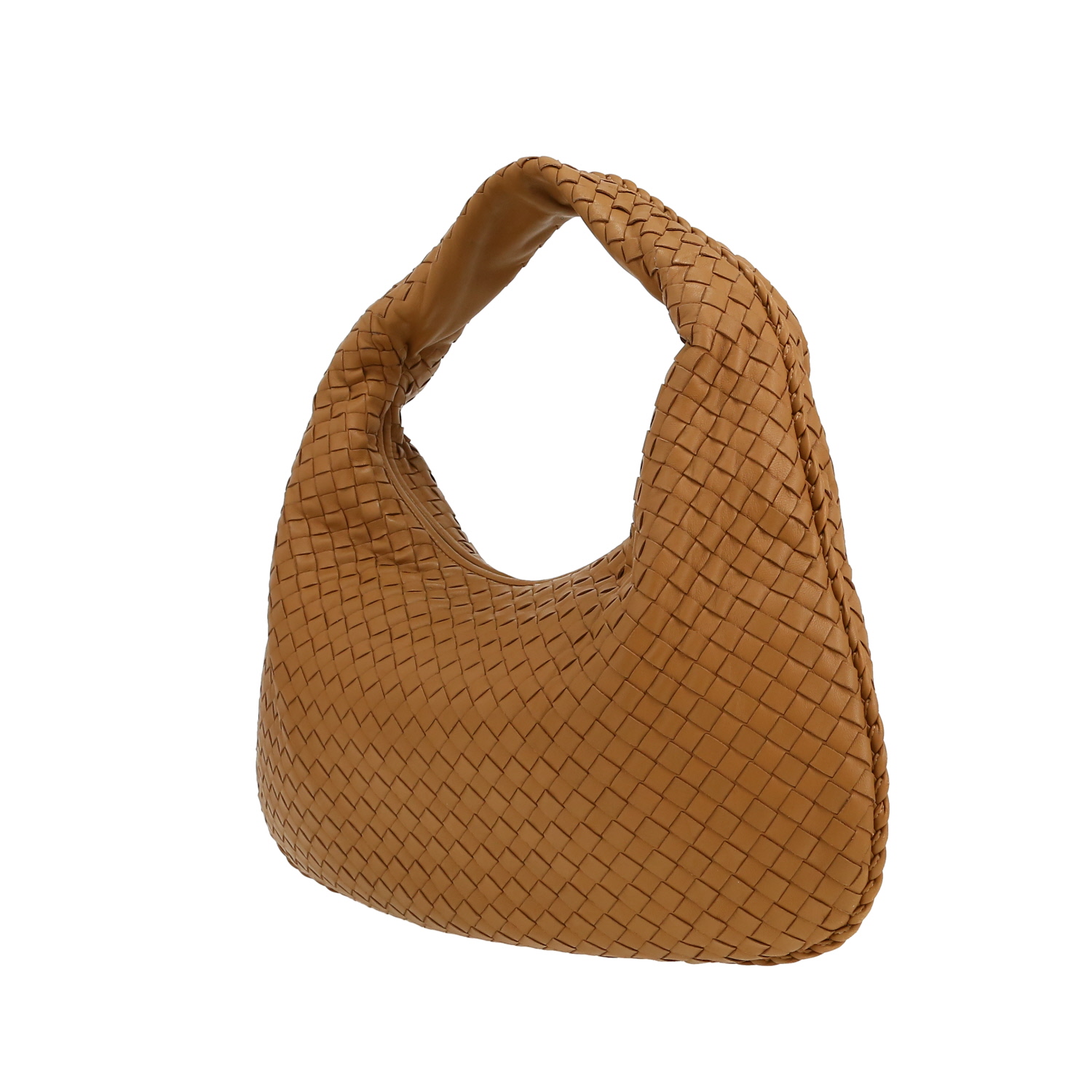 Bottega Veneta  Veneta handbag  in brown intrecciato leather - Detail D6