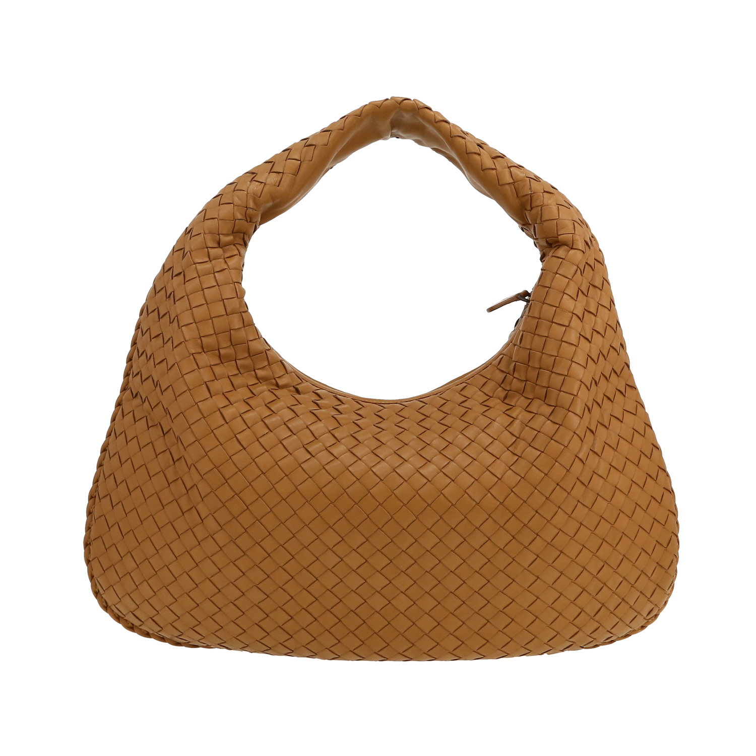 Bottega Veneta  Veneta handbag  in brown intrecciato leather - Detail D7