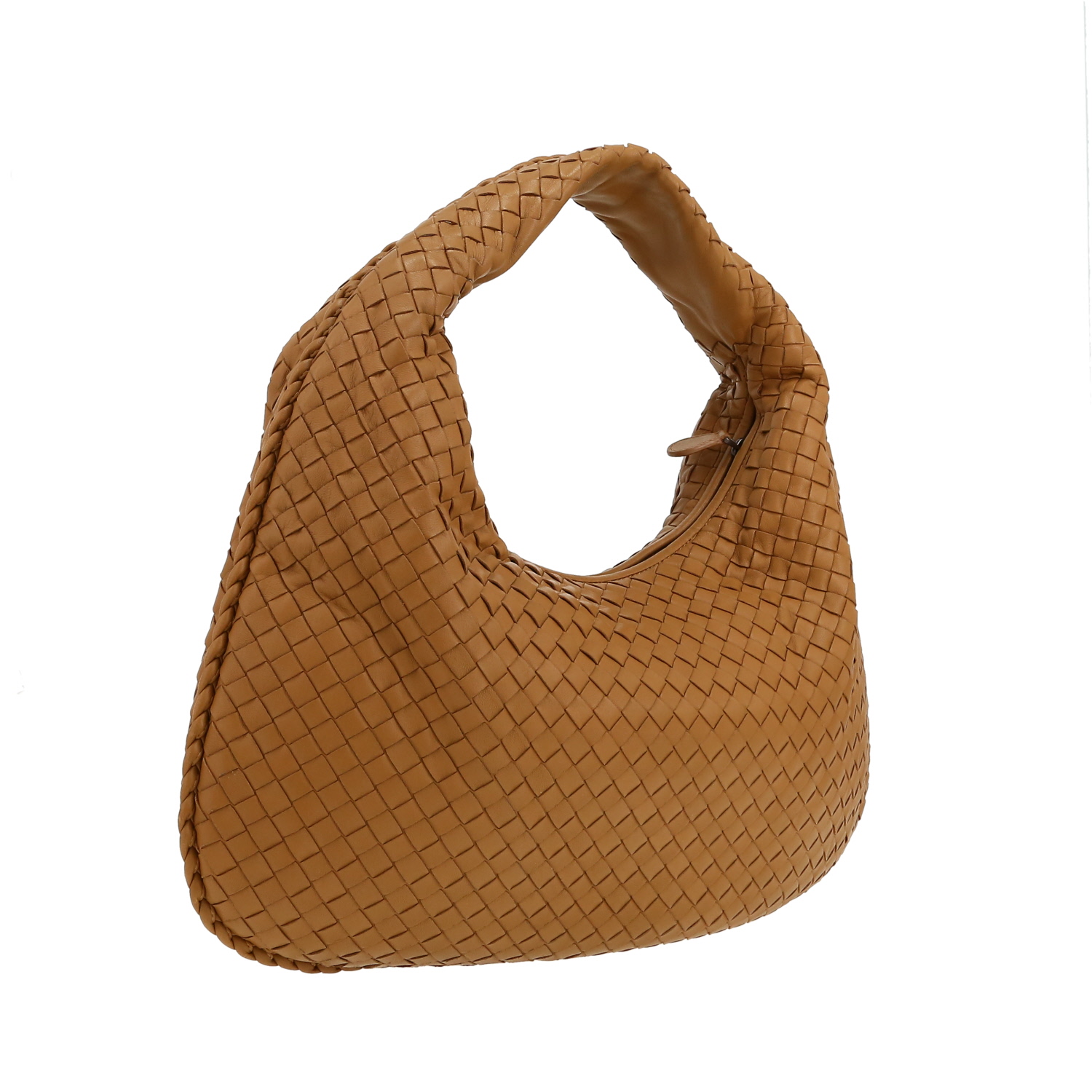 Borsa Bottega Veneta  Veneta in pelle intrecciata marrone - Detail D8