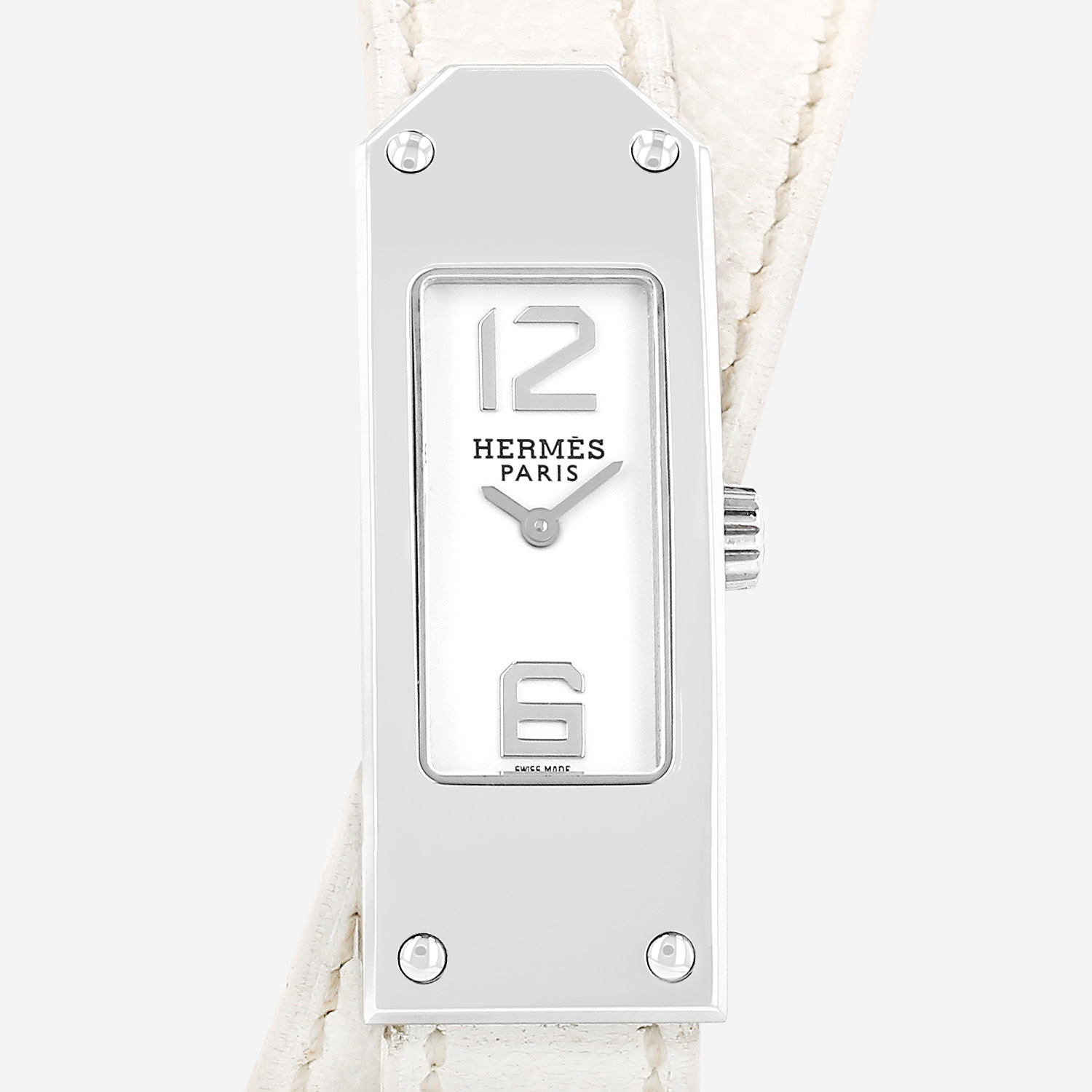 Montre Hermès Kelly 2 en acier Ref: Hermes - KT1.210  Vers 2000