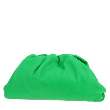 Bolsito de mano Bottega Veneta  Pouch en cuero verde