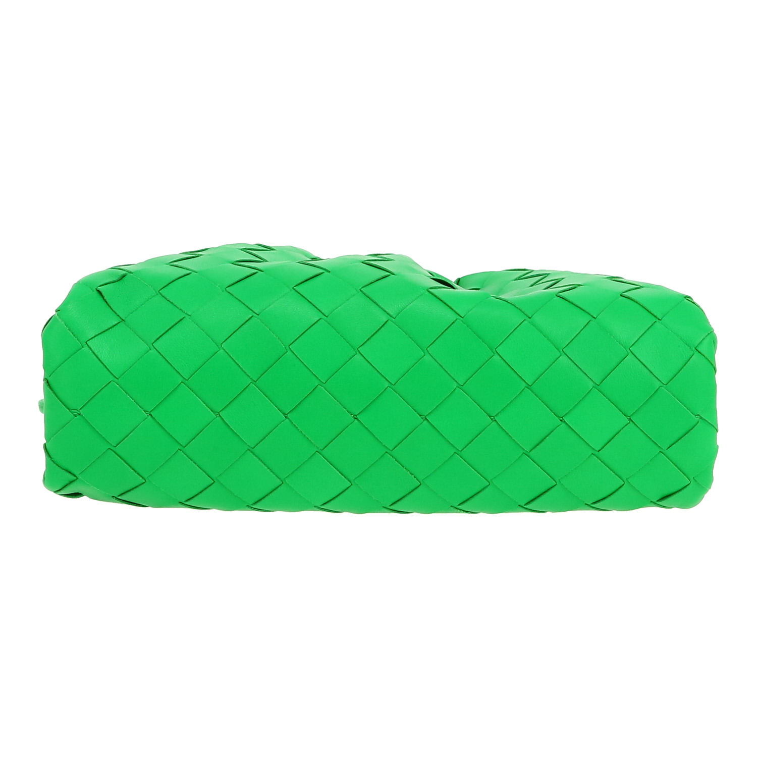 Bottega Veneta  Pouch shoulder bag  in green intrecciato leather - Detail D1